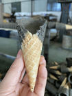 Fabricante rodado del cono de helado del azúcar, cono de la galleta del efficency que hace la máquina