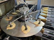 Cadena de producción de alta velocidad del cono de helado para la fábrica de los snacks, fábrica de la bebida