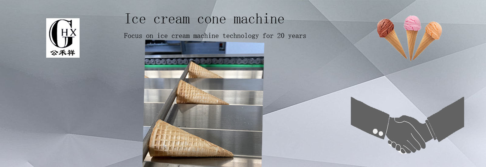 calidad cono de helado que hace la máquina fábrica