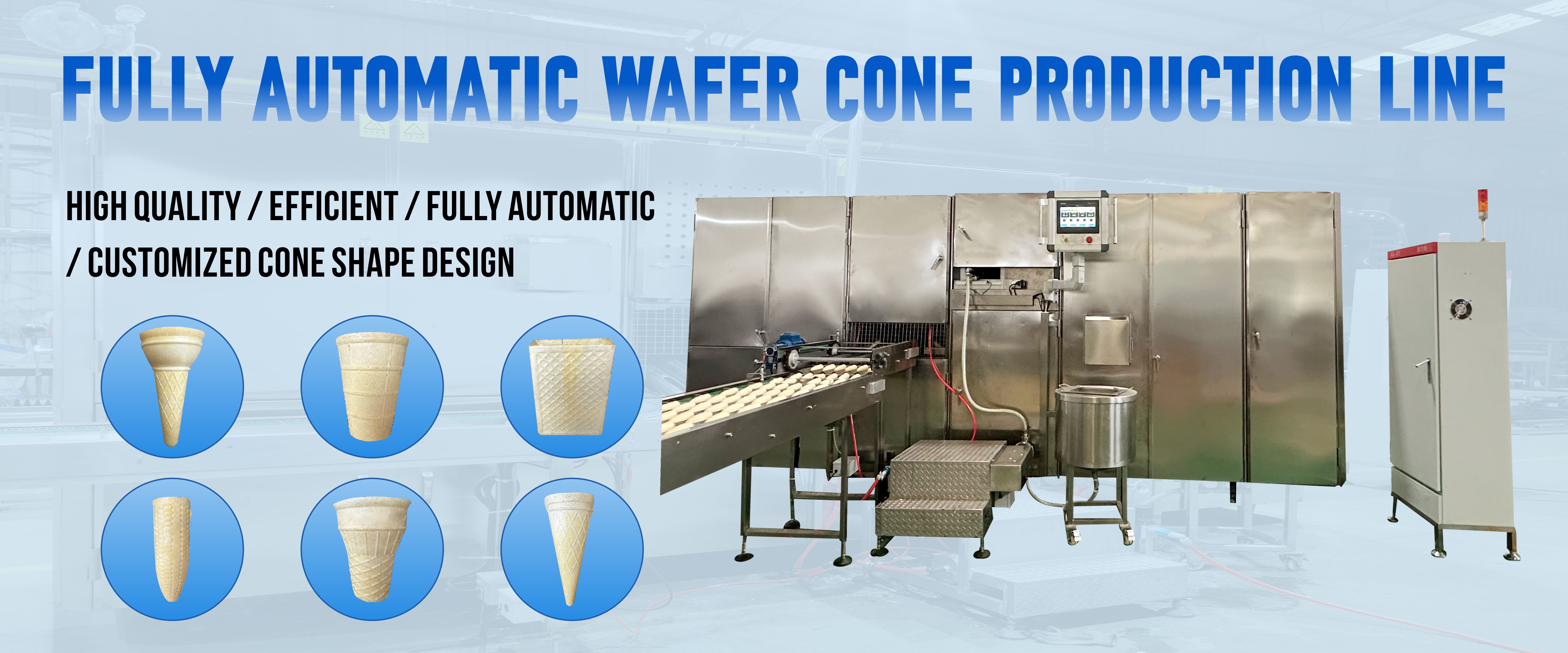 calidad máquina de la hornada del cono de helado Fábrica