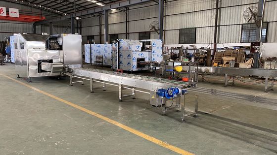 Cadena de producción de acero del cono de helado de la mancha 380V 6000pcs/H