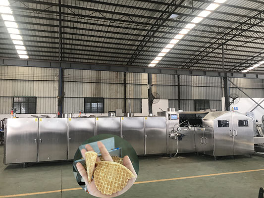 Un buen precio. cadena de producción del cono de helado 10000pcs/h Sugar Cone Making Machine industrial en línea
