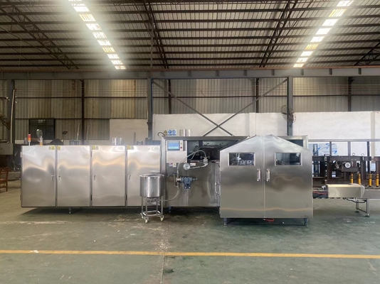Un buen precio. cono de helado 1800pcs/h que hace el proceso la termal de la máquina en línea