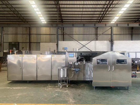 máquina automática del cono de helado 3.37kw con el consumo de 7-8kg/H LPG