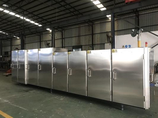 cadena de producción automática del fabricante del cono de helado del azúcar 2800pcs/H alta exactitud