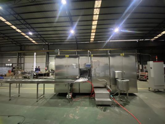 Un buen precio. 115 mm 10 kg/h Wafer Cone haciendo máquina ahorrar mano de obra en línea