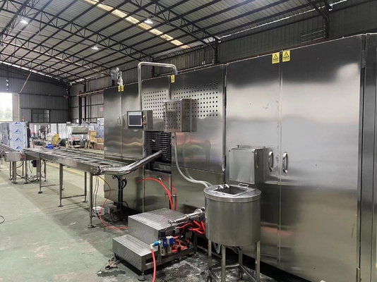 El cono de la galleta de 2.25KW 12000pcs/H que hacía el PLC de la máquina controló