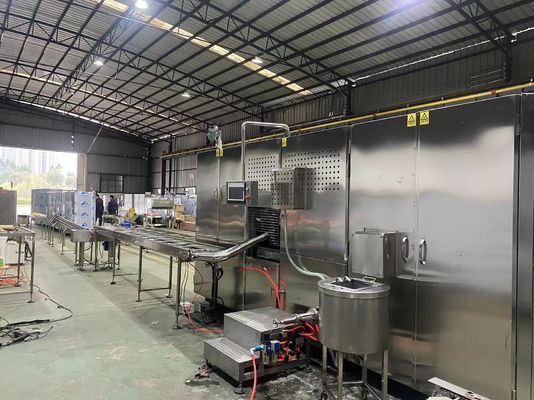Un buen precio. 4.5kw 3800pcs/H Wafer Cone haciendo máquina de funcionamiento estable en línea