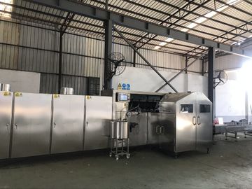 Un buen precio. Cono de helado del acero inoxidable que hace la máquina para el cono plano del azúcar de la boca en línea