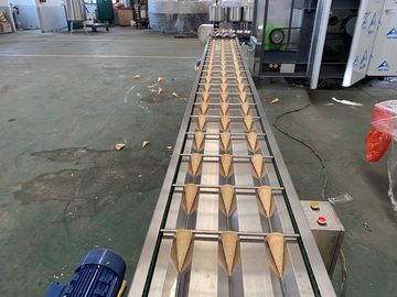 Un buen precio. Velocidad ajustable de acero inoxidable de enfriamiento de los transportadores del cono de helado en línea