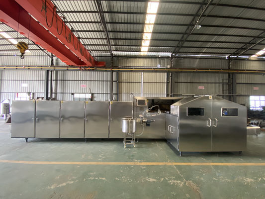 Un buen precio. Cadena de producción comercial del cono de helado de 3800pcs/H 3.37kw en línea