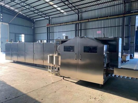 Un buen precio. cono de helado 2000pcs/H que hace el sistema del PLC de Schneider de la máquina en línea