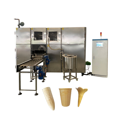 cono de la galleta 10kg/H de 115m m que hace máquina el sistema de control eléctrico